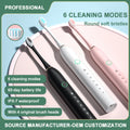 Black X-3 Sonic Electric Toothbrush with waterproof design and rechargeable battery.